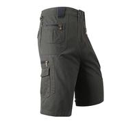 Pantalones Bajos Hombres Boxers Pantalones Cortos Hombre Verano Estilo Cargo Rectos Comodos Moda Casual Bolsillos Grandes Tela Transpirable Boxers Cortos SeñOres Lejos (Green, XXXXXL)