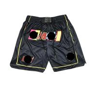 Pantalones Baloncesto Hombre Pantalones Cortos Hombre de Heat City Edition para Adultos de Baloncesto Shorts Entrenamiento Secado rápido con Bolsillos Basketball Pantalón Corto Deporte