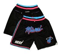 Pantalones Baloncesto Hombre Pantalones Cortos Hombre de Heat City Edition para Adultos de Baloncesto Shorts Entrenamiento Secado rápido con Bolsillos Basketball Pantalón Corto Deporte