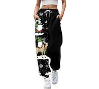 Pantalones blancos elegantes con cintura larga elástica Legging diario con estampado floral pantalones tamaño danza, Rojo-E, XXL