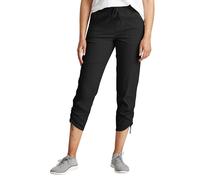 Pantalones capri de mujer Eddie Bauer Sightscape Horizon, negro, DE38