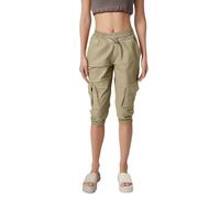Pantalones Capri Mujer Verano-Pantalones Casuales De Cintura EláStica De Color Tropical De /10 De Largo con Bolsillos para Mujer