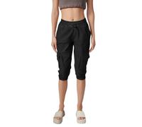 Pantalones Capri Mujer Verano-Pantalones Casuales De Cintura EláStica De Color Tropical De /10 De Largo con Bolsillos para Mujer