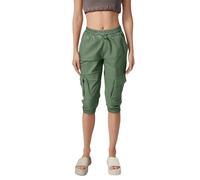 Pantalones Capri Mujer Verano-Pantalones Casuales De Cintura EláStica De Color Tropical De /10 De Largo con Bolsillos para Mujer