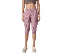 Pantalones Capri Mujer Verano-Pantalones Casuales De Cintura EláStica De Color Tropical De /10 De Largo con Bolsillos para Mujer