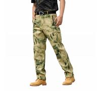 Pantalones cargo de camuflaje para hombre, pantalones de combate para hombre, pantalones cargo para hombre, color liso, con múltiples bolsillos, pantalones largos para senderismo, trabajo, viajes