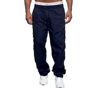 Pantalones cargo de pierna recta para hombre, multipantalones, de alta elasticidad, con múltiples bolsillos, duraderos, para fitness, deportes, secado rápido, pantalones transpirables, pantalones de