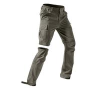 Pantalones Cargo De Secado RáPido para Hombre, Pantalones De Senderismo Al Aire Libre para Hombre, Pantalone Convertibles con Cremallera para Trabajo, Camping, Viajes, Piernas Desmontables