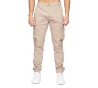 Pantalones Cargo Frentons Para Hombre Smart Casual Moda Chinos Beige