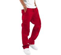 Pantalones Cargo Grises for Hombre Pantalones de Senderismo Casuales Pantalones Deportivos Pantalones Deportivos Pantalones de chándal Rectos Sueltos de algodón for Hombres(F,34)
