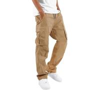 Pantalones Cargo Grises for Hombre Pantalones de Senderismo Casuales Pantalones Deportivos Pantalones Deportivos Pantalones de chándal Rectos Sueltos de algodón for Hombres(J,36)