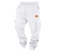 Pantalones Cargo Hombre Anchos Cargo Verão Pantalón Mecanico Casual Calças Slim Fit Militares Ropa Hombre Outono Pantalon Desbrozadora 3#Blanco XL Barato