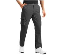 Pantalones Cargo Hombre,Pantalones de Trabajo Hombre con Múltiples Bolsillos Color Sólido Cintura Alta Pantalón Largo de Trekking Senderismo Montaña Ligero Cómodo Sweatpant Uso Diario