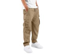 Pantalones Cargo Infantiles con múltiples Bolsillos. Pantalones cómodos e Informales para niños y niñas, Ideales para Jugar al Aire Libre y para Uso Diario. Estilo Que Nace de la Comodidad