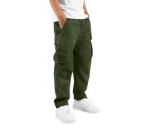 Pantalones Cargo Infantiles con múltiples Bolsillos. Pantalones cómodos e Informales para niños y niñas, Ideales para Jugar al Aire Libre y para Uso Diario. Estilo Que Nace de la Comodidad