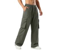 Pantalones Cargo Informales Hombre con Múltiples Bolsillos para Senderismo Acuático Deportes Viajes Ligeros Cómodos Elásticos Pantalon Golf Ropa Gym Dockers PantalóN
