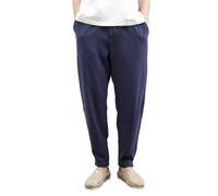 Pantalones cargo ligeros para hombre al aire libre informales con hebilla cinturón pantalones largos con microarrugas pantalones holgados de camuflaje traje para hombre (negro, L), marine, 3XL