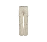 Pantalones Cargo Only de Mujer, 100% Algodón, Loose Fit , Color Gris