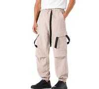 Pantalones cargo para hombre con pierna ancha y recta, perfectos para aventuras, senderismo y uso diario. Pantalones ligeros de chándal que combinan comodidad y estilo ideal para actividades de ocio