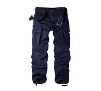 Pantalones Cargo para Hombre de Estilo Salvaje con Ocho Bolsillos y diseño estereoscópico Ropa Holgada Ideal para Actividades al Aire Libre y Uso Diario con máxima Comodidad