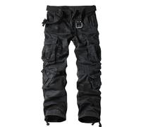 Pantalones Cargo para Hombre de Estilo Salvaje con Ocho Bolsillos y diseño estereoscópico Ropa Holgada Ideal para Actividades al Aire Libre y Uso Diario con máxima Comodidad
