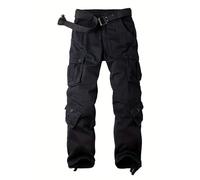 Pantalones Cargo para Hombre de Estilo Salvaje con Ocho Bolsillos y diseño estereoscópico Ropa Holgada Ideal para Actividades al Aire Libre y Uso Diario con máxima Comodidad