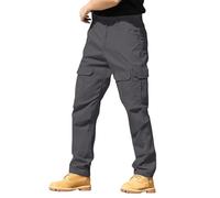 Pantalones cargo para hombre, holgados, pantalones largos de sudadera para hombre, pantalones de exterior con muchos bolsillos, pantalones de campo, pantalones de senderismo grandes, pantalones de