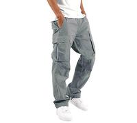 Pantalones cargo para hombre, informales, pantalones atléticos, pantalones cargo joggers, pantalones de chándal monocolor, pantalones casuales, ajustados, pantalones chinos, rectos y modernos con