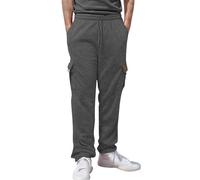 Pantalones cargo para hombre, pantalones de chándal holgados, resistentes, de seguridad, combate, camping, senderismo, pantalones chinos ajustados de tela de sarga, gris oscuro, XXL