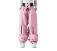 Pantalones cargo para hombre, pantalones holgados Y2K, parachute, corte holgado, hip hop, pantalones cargo para hombre, pantalones de jogging, snowboard, cómodos y resistentes al agua, pantalones de
