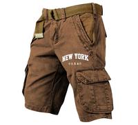 Pantalones cargo para hombre, resistentes, funcionales, muchos bolsillos, costuras reforzadas, pantalones de ocio, ropa de calle, utilidad, pantalones de trekking, bolsillos de parche, logotipo