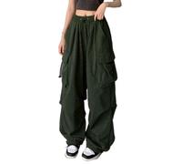 Pantalones cargo para mujer Baggy Y2K vintage, pantalones harén multibolsillos, pantalones de trabajo, cintura alta, pantalones de senderismo, pantalones largos, pantalones de ocio, góticos, punk, hip