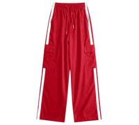 Pantalones cargo para niños, estilo listo para viajar, estilo de fin de semana, con diseño casual versátil al aire libre, cintura regular, pierna recta, bolsillos, para senderismo, tareas de taller