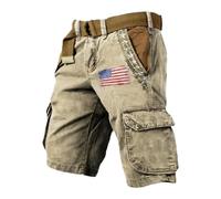 Pantalones cargo para niños, estilo listo para viajar, para el día de la semana, artículo con diseño versátil y casual al aire libre, cintura regular, ajuste delgado, bolsillos, para senderismo