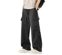 Pantalones Casual Hombre Deporte Senderismo Stretch A La Moda Elástica Exterior Trabajo Ligeros Elásticos Joggers Algodón Casuales Grandes Pants Bolsillos Largos Cargo Aire Libre Cordón
