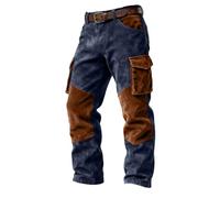 Pantalones Casuales, cómodos y elásticos con Bolsillos para Uso Diario y AC | Pantalones Pata De Elefante Hombre Deporte Cuero Camisa Camuflaje Polo Altos Pierna Cremalleras Camello Barato Uniform