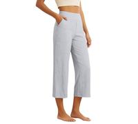 Pantalones Casuales de Cintura Alta Pierna Ancha Holgados Muy cómodos y a la Moda para Mujer Que Busca Tendencia sin Renunciar al Confort