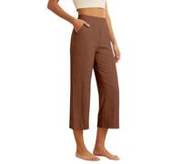 Pantalones Casuales de Cintura Alta Pierna Ancha Holgados Muy cómodos y a la Moda para Mujer Que Busca Tendencia sin Renunciar al Confort