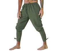 Pantalones casuales de moda para hombre Casual con cordones con cordones Leggings Pantalones