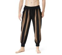 Pantalones Casuales, Joggers con Cintura elástica para Uso Diario, diseño de Bloques de Color, Ajuste cómodo, versátil para Cada Temporada. (Coffee, S)
