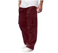 Pantalones Chandal Hombres Pantalones Cargo Hombre Verano Trabajo Ocio Ligeros Cómodos Elásticos