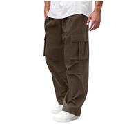 Pantalones Chandal Hombres Pantalones Cargo Hombre Verano Trabajo Ocio Ligeros Cómodos Elásticos