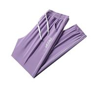 Pantalones chándal mujer anchos, pantalones de mujer elegantes cintura alta para el tiempo libre, pantalones de running yoga elásticos pantalones de chándal mujer largos pantalones de trabajo mujer