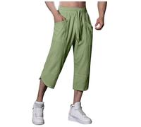 Pantalones Chino D Verano Para Hombre Imitación Seda Helada Pantalones Ligeramente Ajustados Ocio Para Hombre Corte Ajustado Estiramiento Cómodo Y Práctico Trabajo Y Ocio Tejido Cómodo Negro, Verde #2