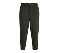JACK & JONES Pantalones Chino para Hombre Estilo Holgado Pantalones Baggy de Tela Suave JPSTKARL, Color:Verde-3, Talla de pantalón:28W / 32L, Largo de la Pierna:L32