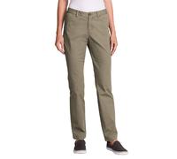 Pantalones chinos básicos Eddie Bauer para mujer Legend Wash Curvy, beige, W34