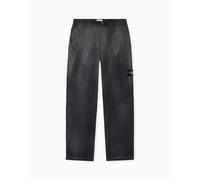 Pantalones chinos Relaxed Stone Island Dense Nylon para hombre Negro 33