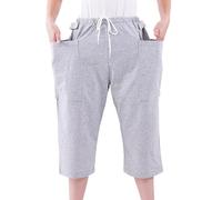 Pantalones con bolsa for catéter, porta bolsa de orina, for incontinencia y drenaje de ostomía, con diseño de doble bolsillo for ropa de cuidado saludable.(Gray,X-Large)
