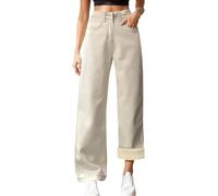 Pantalones con Brillos para Mujer Bermudas Sueltos Comodos Ski Bootcut Dentro Manta Comando Zapatillas Rajados Rosados Esquiar Pijama Pliegues Boton Combinaciones Baile Costura Navidad Peludos