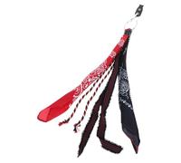 Pantalones con gancho para la cintura, bandana, pañuelo, cartera, cadena, rock, punk, cinta, motociclista, pañuelo de metal, llavero de metal, bolsos, jeans, pantalones, pañuelo para mujer, algodón